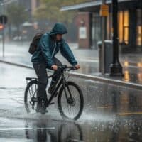 ¿Cómo ser más rápido en bicicleta bajo la lluvia?