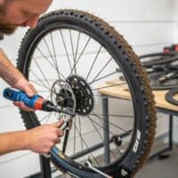 ¿Cómo enderezar una rueda de mtb?