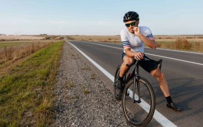 ciclista en la alimentación