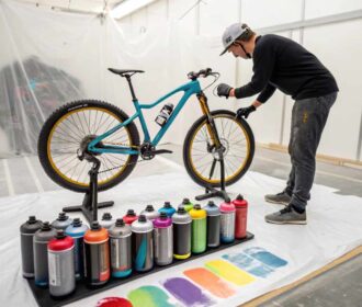 Cómo Pintar Una Bicicleta Con Un Spray