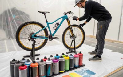 Cómo Pintar Una Bicicleta Con Un Spray