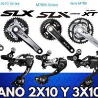 Gamas de transmisión Shimano en ciclismo de montaña