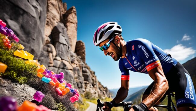 Gominolas de cafeina para ciclistas