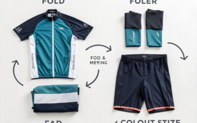 Cómo doblar ropa de ciclismo