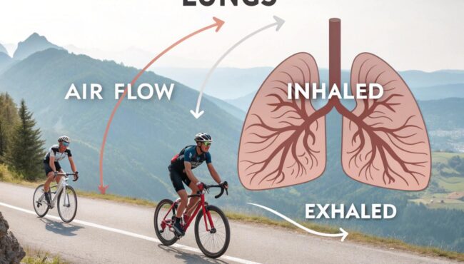 capacidad pulmonar de los ciclistas