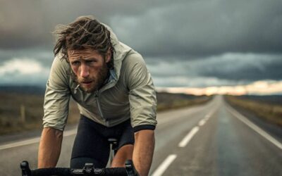 ciclista cansado en bicicleta 1