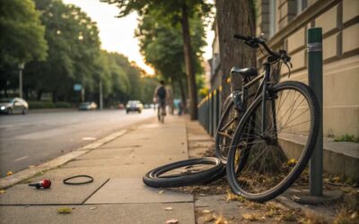 desinflan los neum ticos de la bici