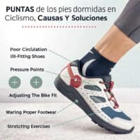 Puntas de los pies dormidas en ciclismo: causas y soluciones