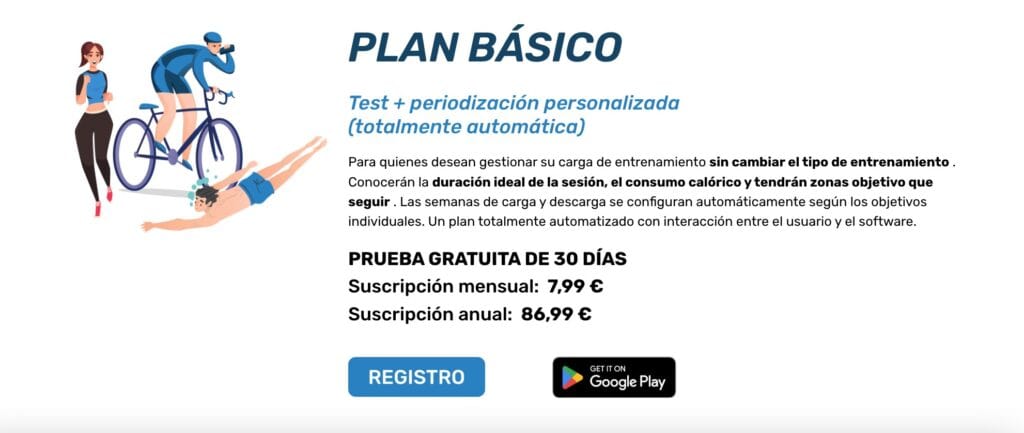 RIGHTRIDE la APP para planificar entrenamiento de ciclistas