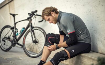 dolores y lesiones de rodillas en ciclistas