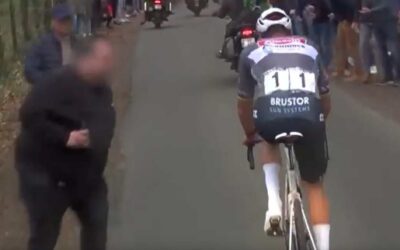 Multan con 350€ al espectador que escupió a Van Der Poel