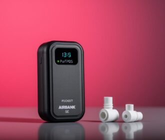 Airbank Mini Bomba Pocket Se Con Sus Accesorios Y Pantalla Digital