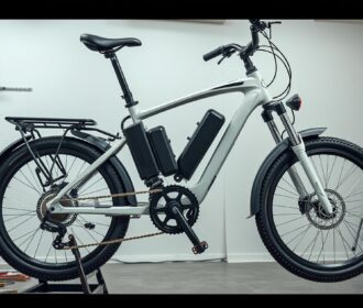Bicicleta Eléctrica Limpia Y Bien Mantenida Para Ilustrar El Correcto Mantenimiento De Bicicleta Eléctrica