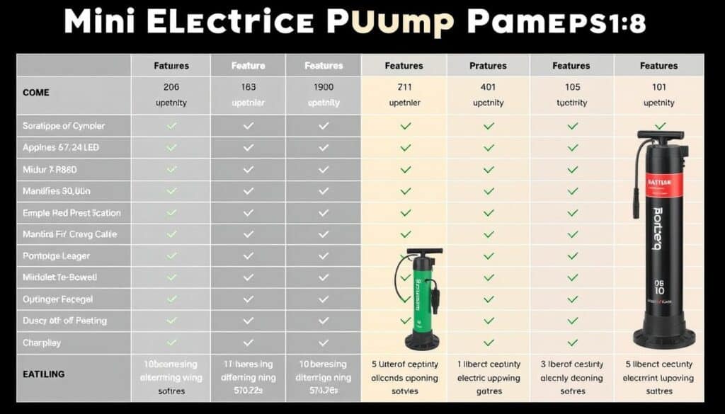Comparativa Visual De Las 7 Mejores Mini Bombas Eléctricas Para Bicicleta De 2025 Comparativa Visual De Las 7 Mejores Mini Bombas Eléctricas Para Bicicleta De 2025