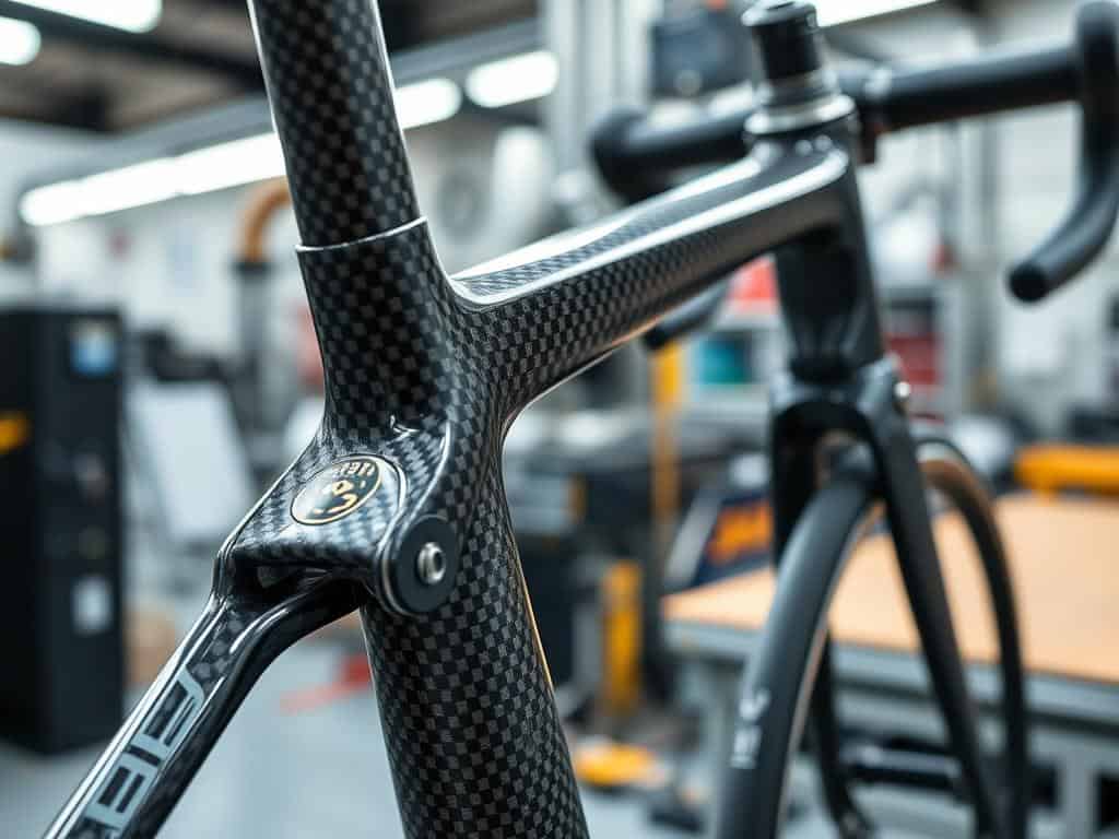 Cuadro de carbono de alta tecnología fabricado por marcas de bicicletas en España Cuadro de carbono de alta tecnología fabricado por marcas de bicicletas en España
