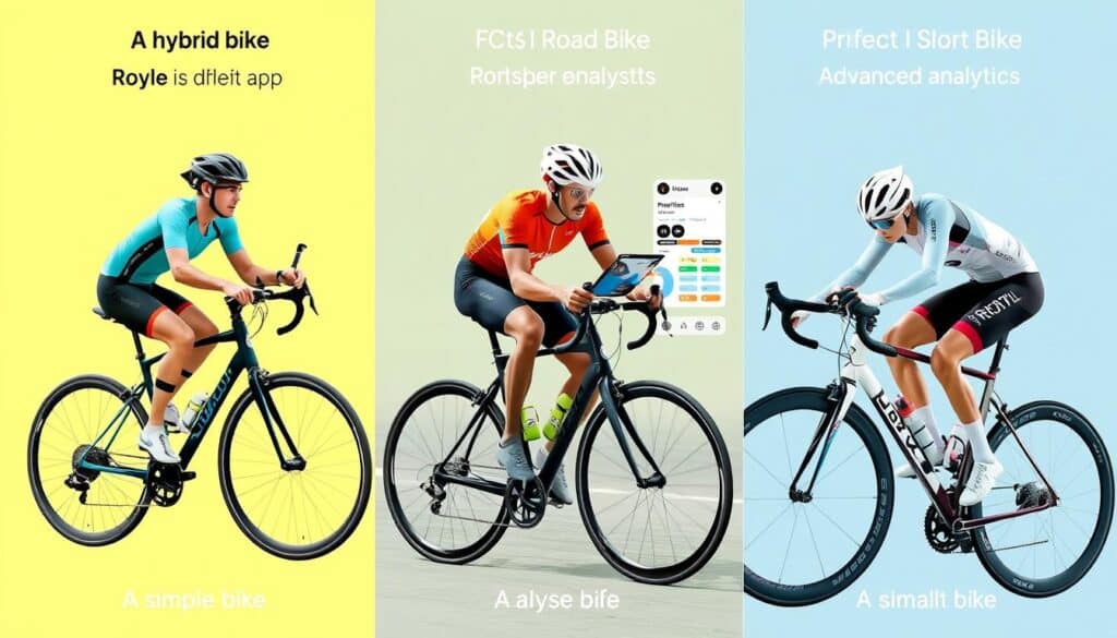 Diferentes perfiles de ciclistas utilizando plataformas de entrenamiento con IA Diferentes perfiles de ciclistas utilizando plataformas de entrenamiento con IA