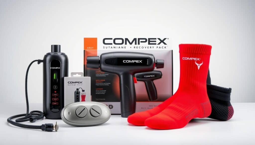 Pack COMPEX de Recuperación con electroestimulador y accesorios Pack COMPEX de Recuperación con electroestimulador y accesorios