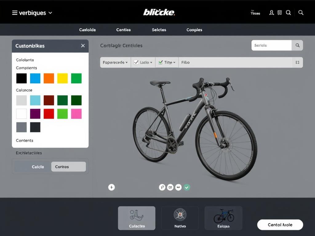 Sistema de personalización online de una de las marcas de bicicletas en España Sistema de personalización online de una de las marcas de bicicletas en España