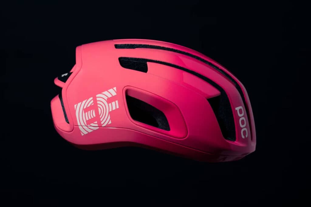 Edición limitada casco y gafas POC EF Pro Cycling