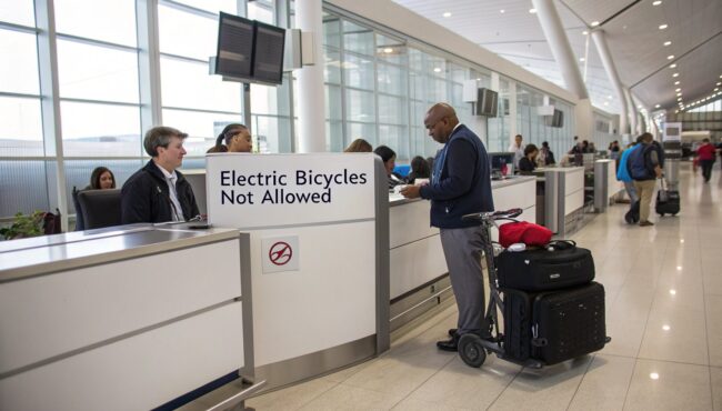 Algunas aerolíneas prohíben las bicicletas eléctricas